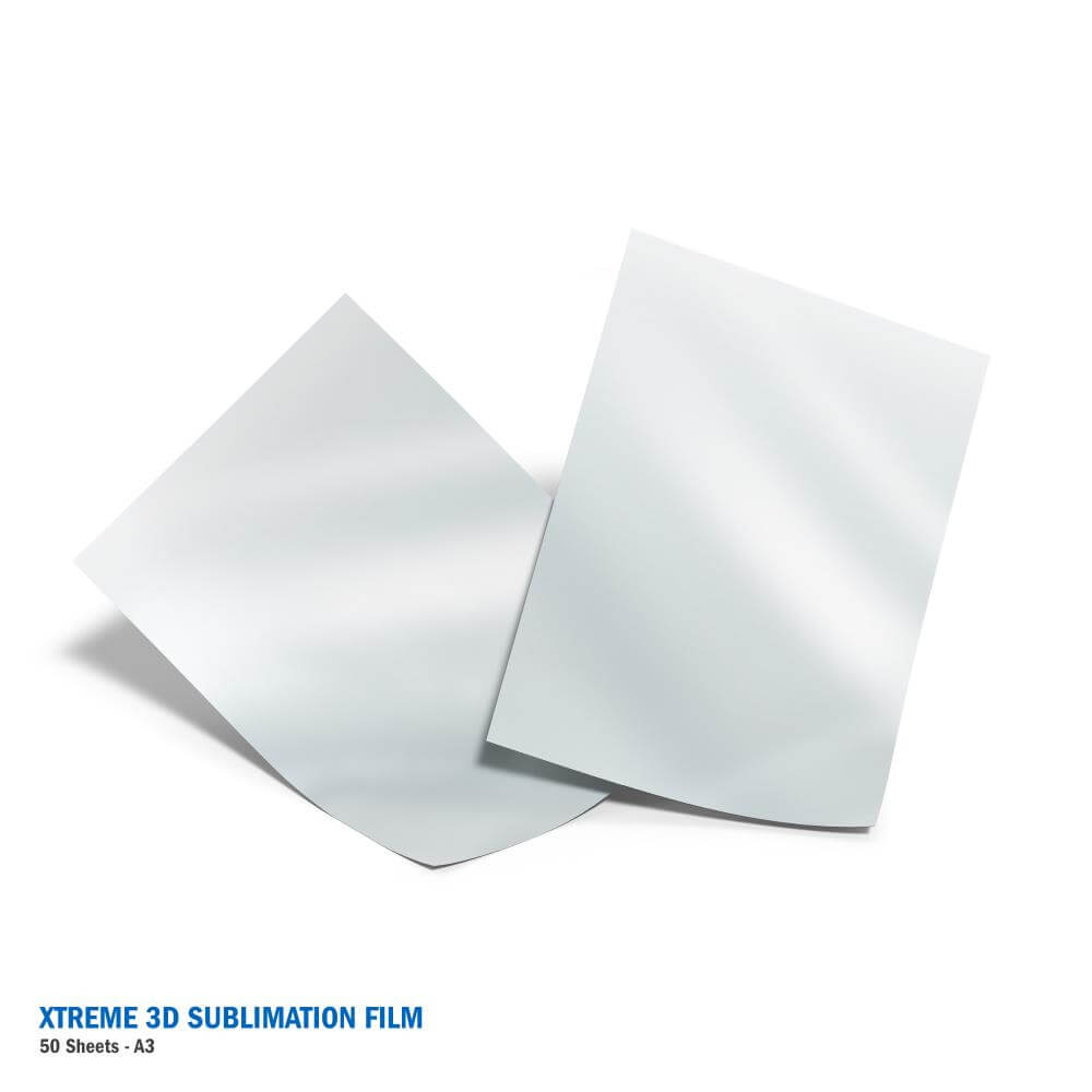 Xtreme 3D Sublimation Film - 50 A3 Sheets