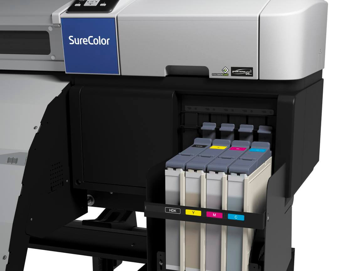Epson SureColor SC-F7200 hdK Sublimation Printer Ink View