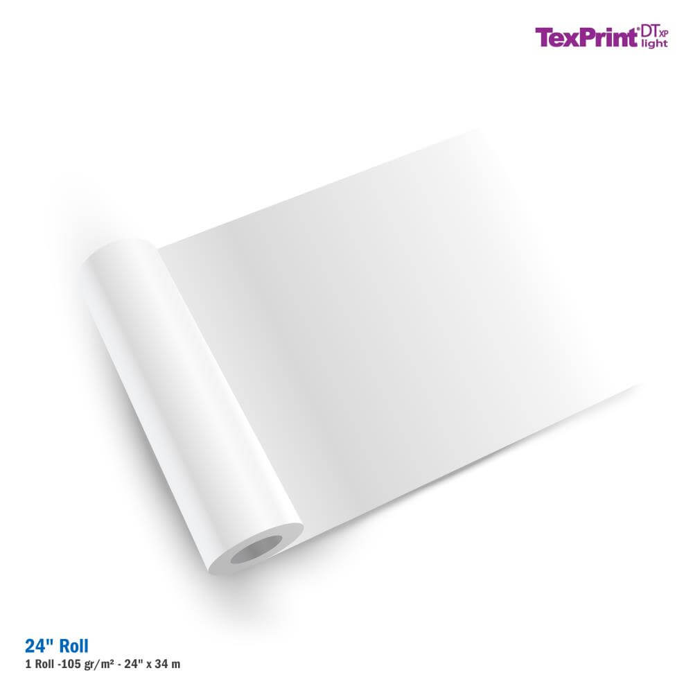 TexPrint®DTxp Light Sublimation Paper - 24" x 34 m
