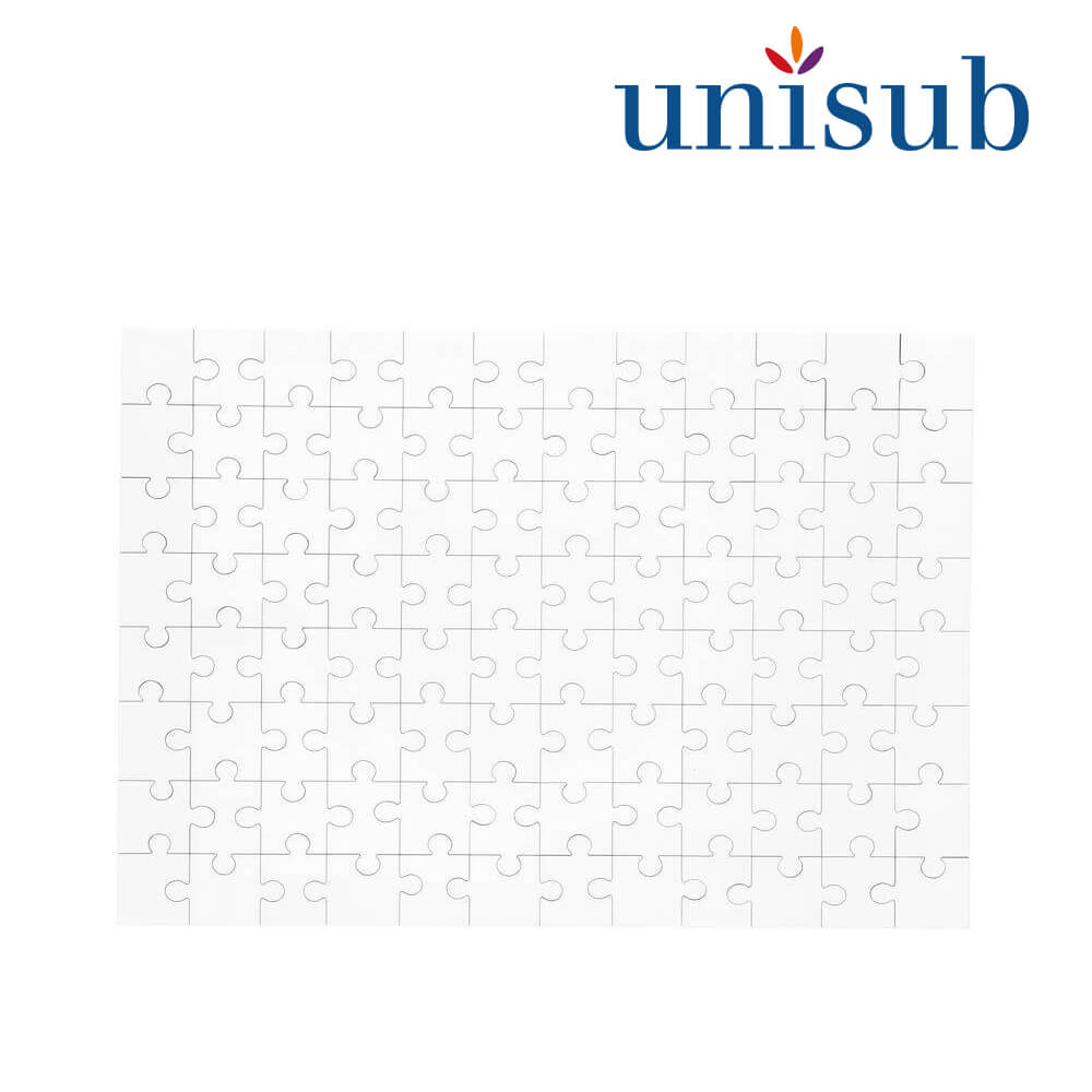 Unisub Sublimation Puzzle 17,5 x 25 cm - Wood 96 pcs