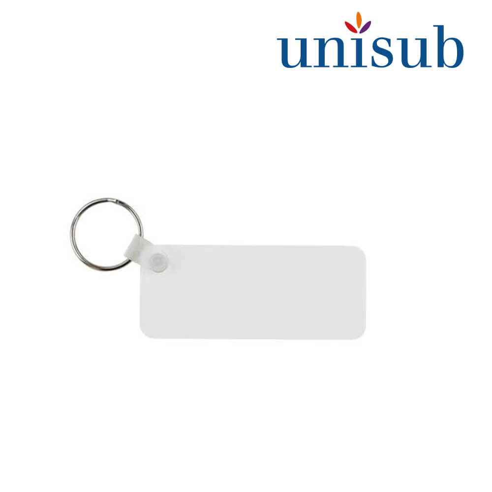 Unisub Sublimation Keychain - Rectangle 2 Sided