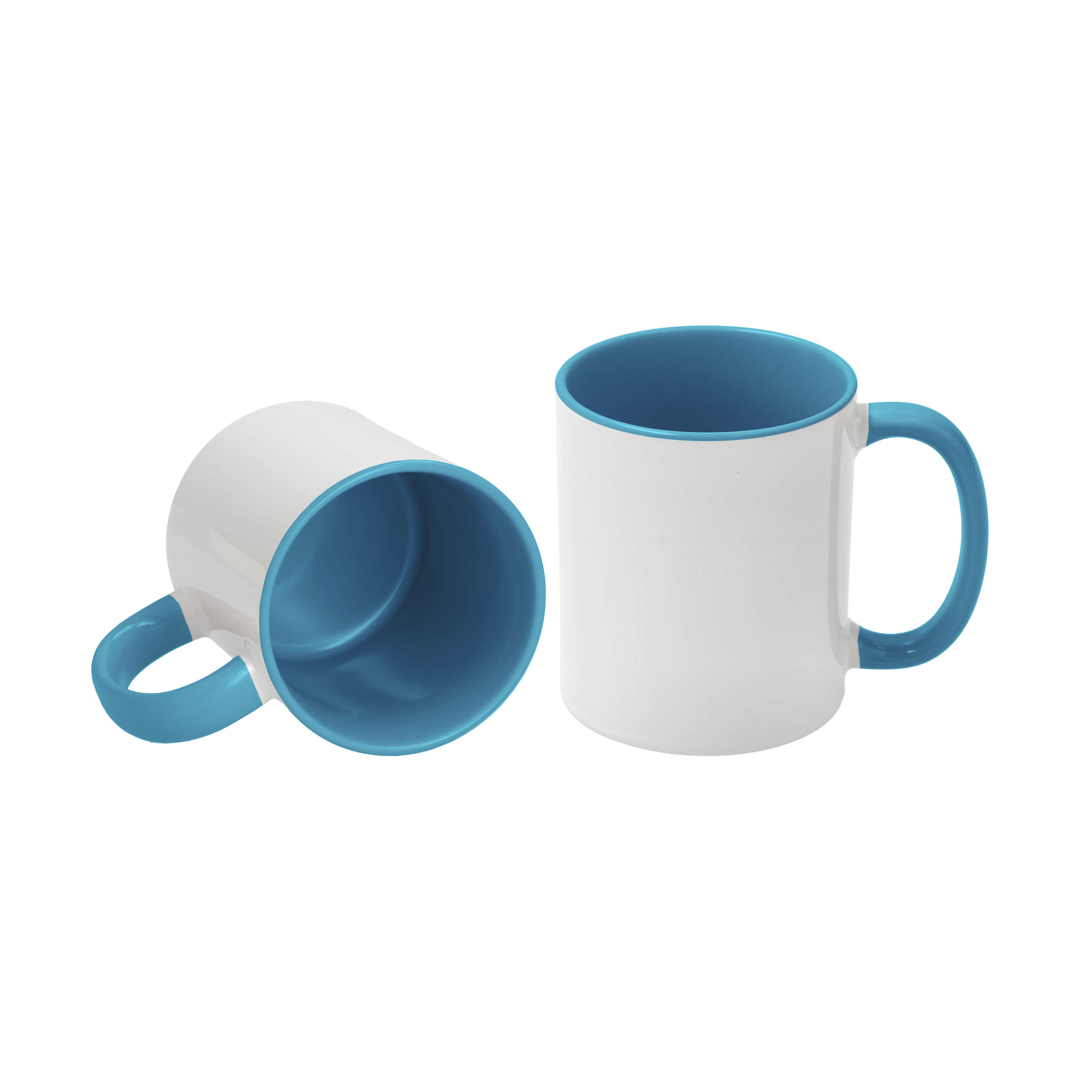 Sublimation Mug 11oz - inside & handle Lake Blue