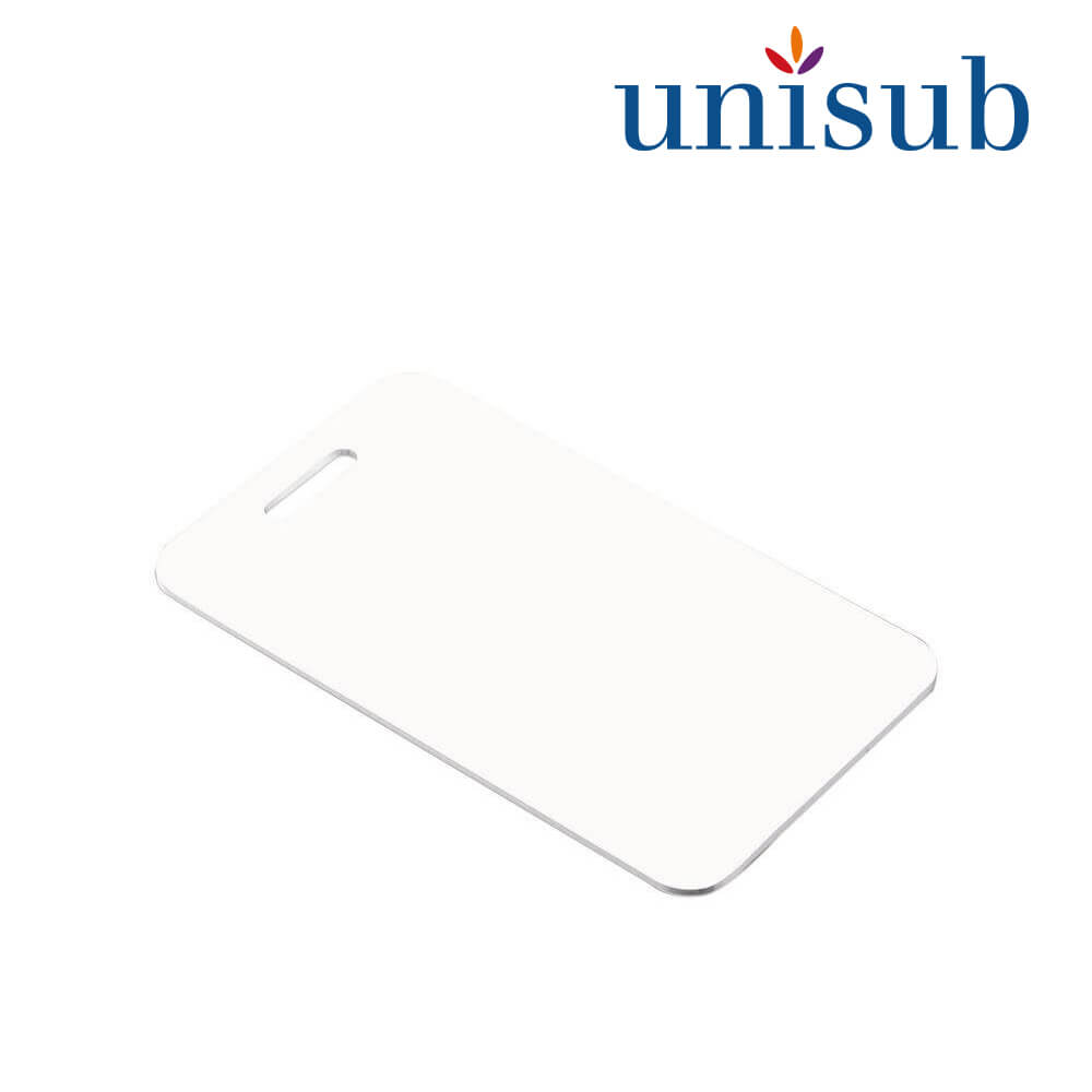 Unisub Sublimation Bag Tag - Rectangle 2 sided