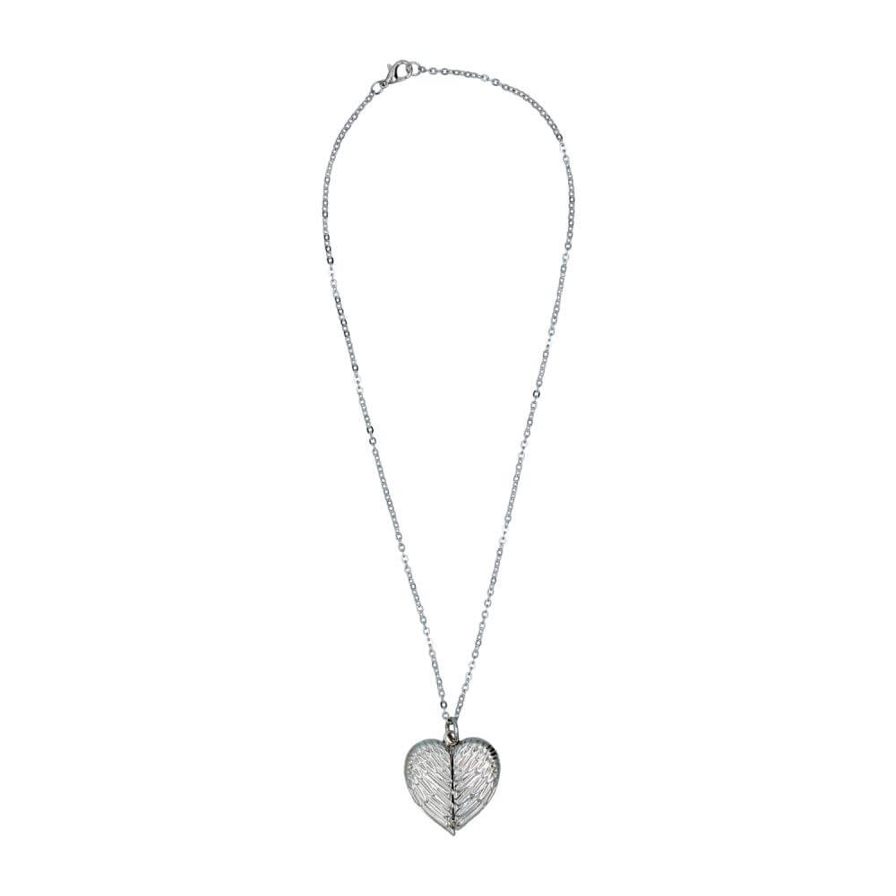 Necklace with Heart Shaped Sublimation Locket - 23,5 cm