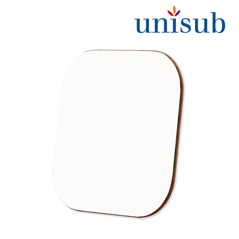 Unisub Sublimation Coaster - 101,6 x 101,6 x 3,18 mm