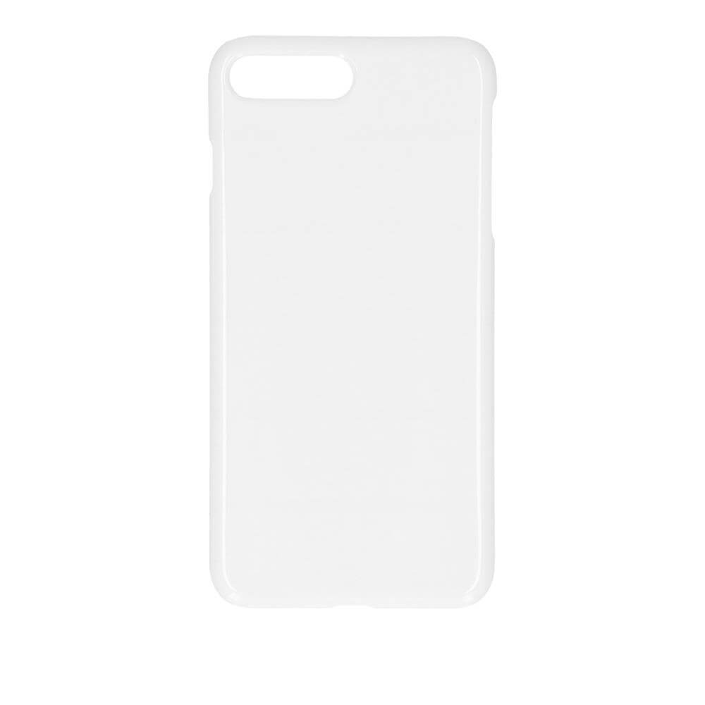 3D Apple iPhone 7 Plus / 8 Plus Sublimation Case - Gloss White Backside View