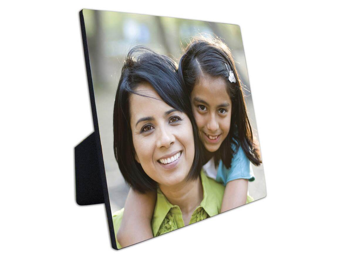 ChromaLuxe Square Sublimation Photo Panel with Easel - 254 x 254 x 6,35 mm