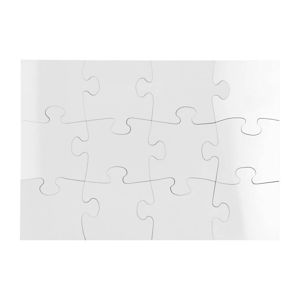 Sublimation Puzzle 18 x 26 cm - Wood 12 pcs | PUZ.180.258.001