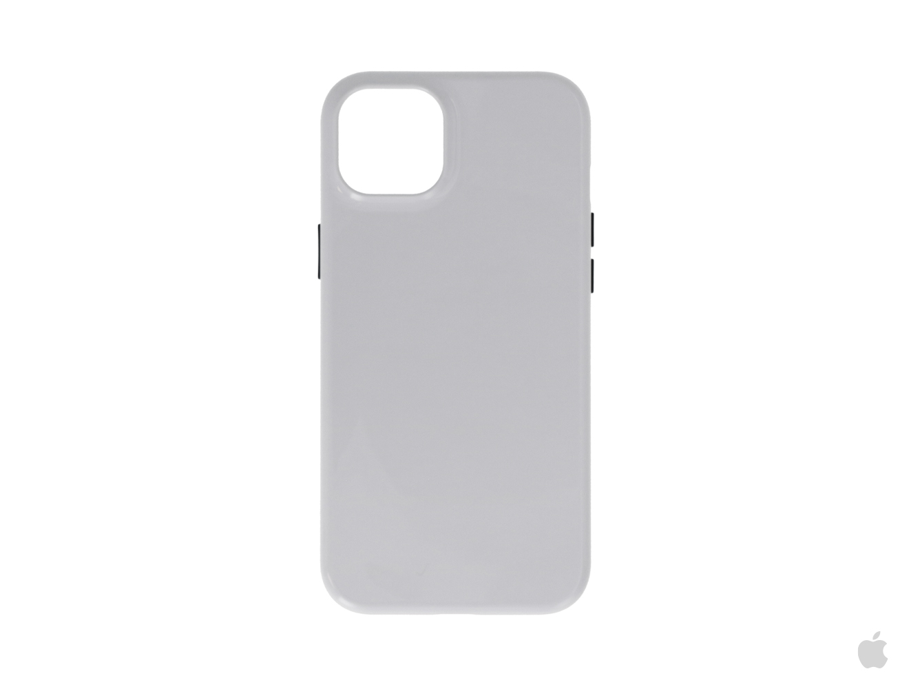 3D Apple iPhone 15 Plus Tough Sublimation Phonecase - Shiny White