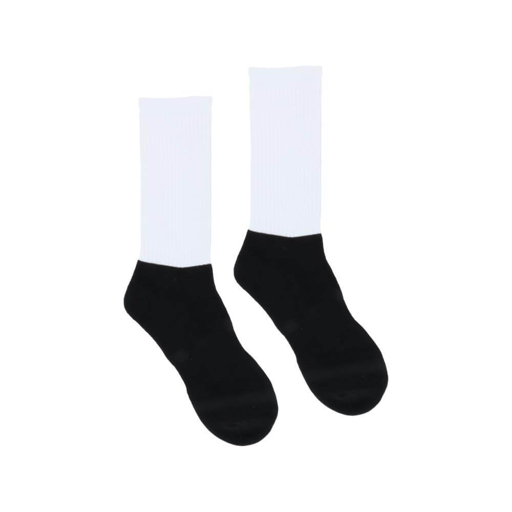 Sublimation socks with black foot - small