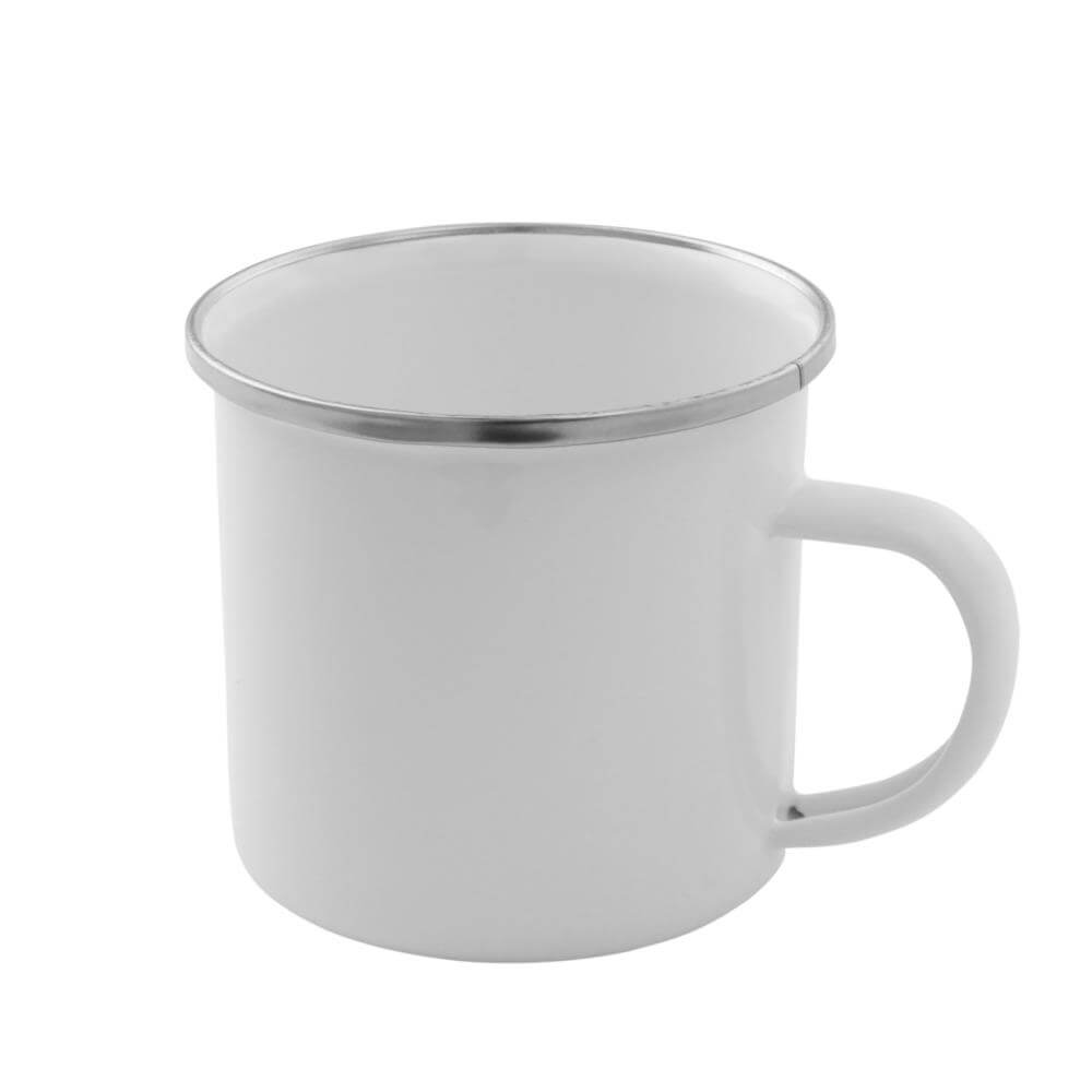 Enamel Sublimation Mug - 12oz Front Up View