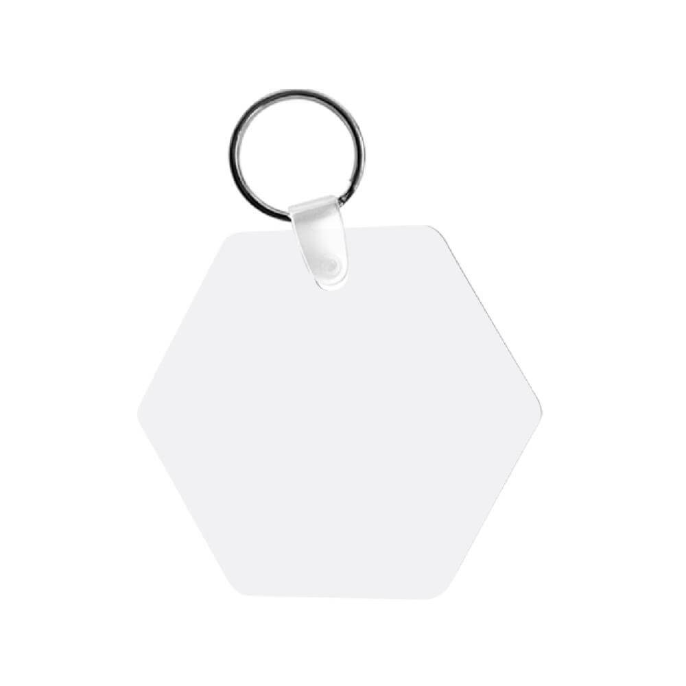 Unisub Sublimation Keychain - Hexagon 2 Sided
