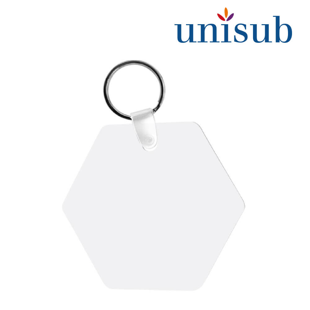 Unisub Sublimation Keychain - Hexagon 2 Sided