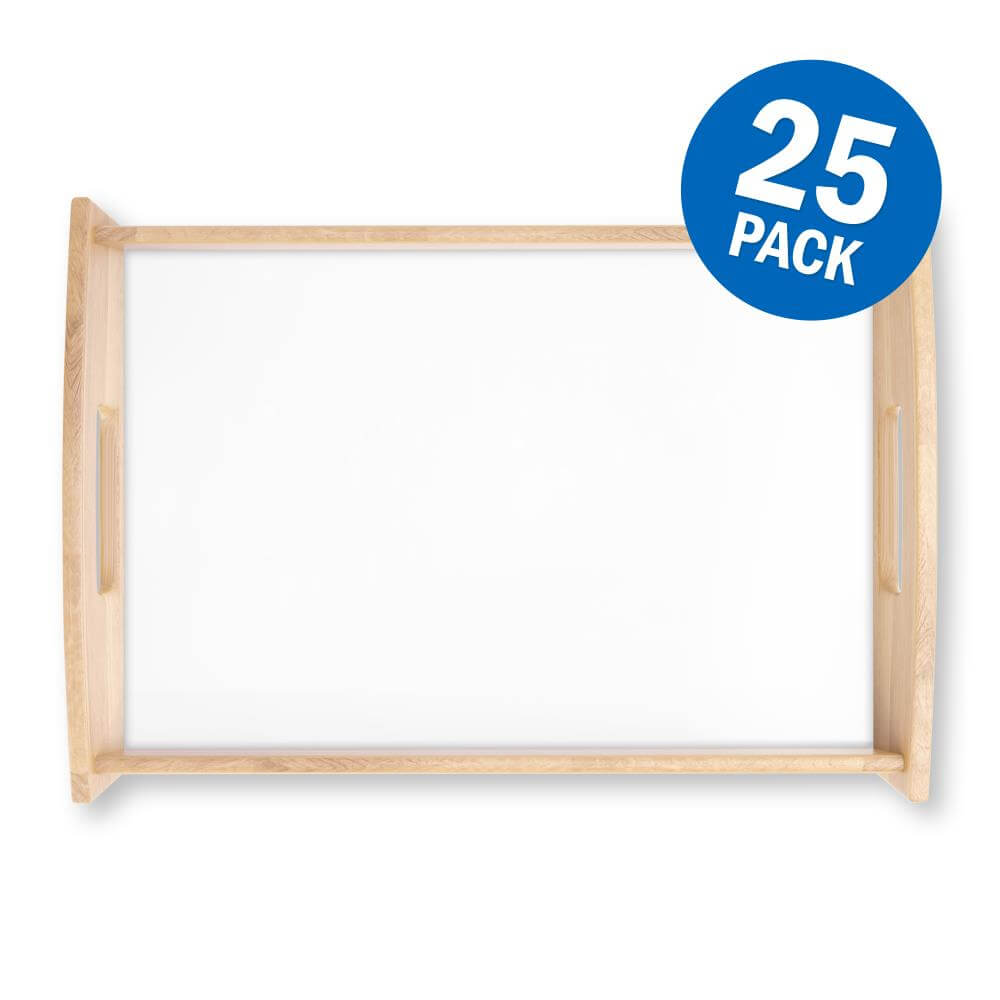 Unisub Large Sublimation Serving Tray with Hardboard Insert (25 pack)