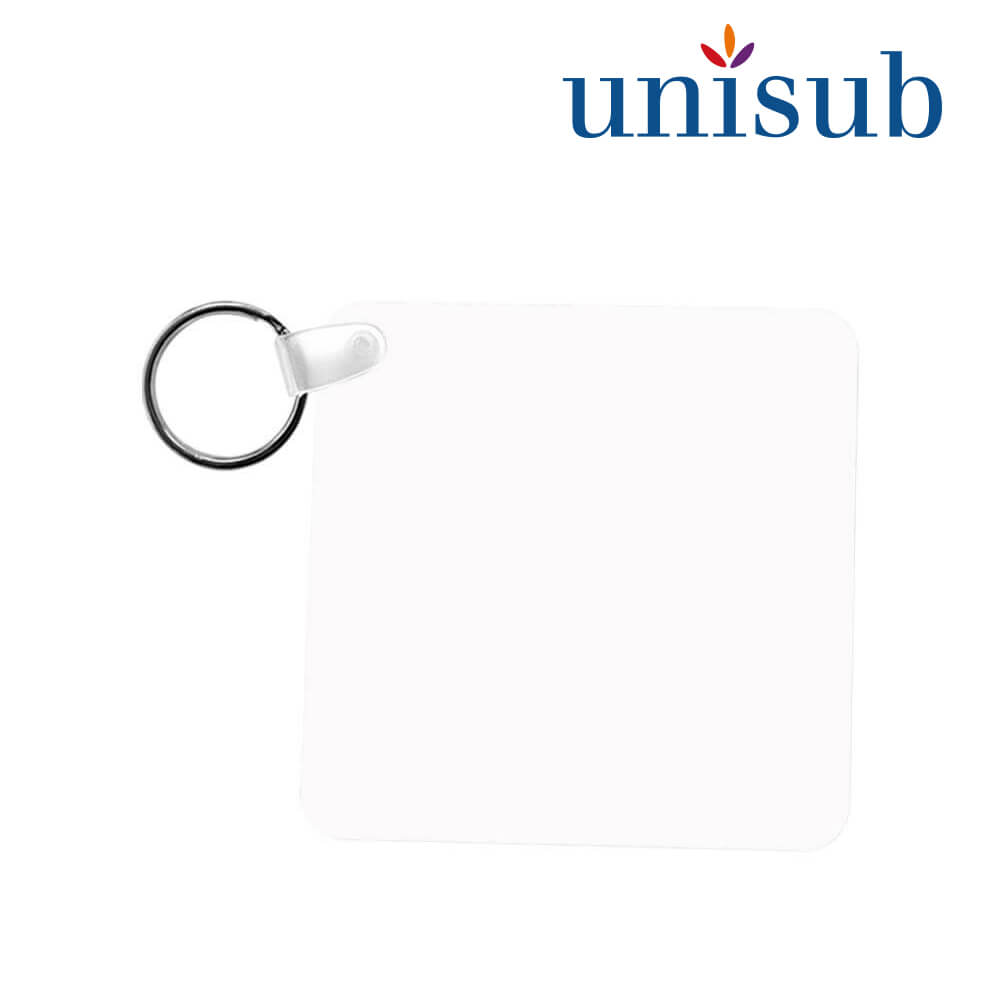 Unisub Sublimation Keychain - Square 2 Sided