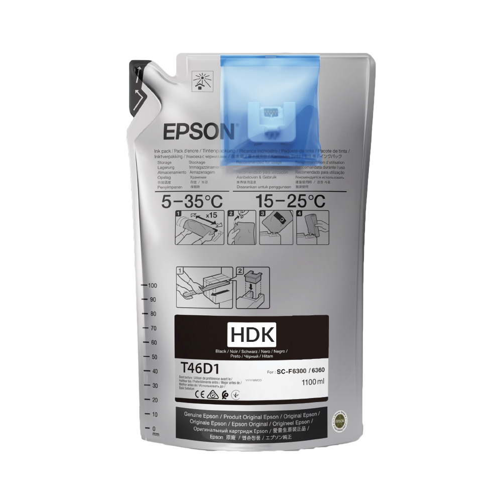 Encre Epson Ultrachrome DS - Noir hdK - Encre de Sublimation