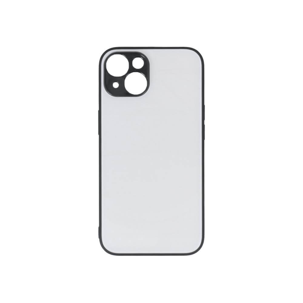 Apple iPhone 14 Sublimation Phone Case - Rubber Black Back Side