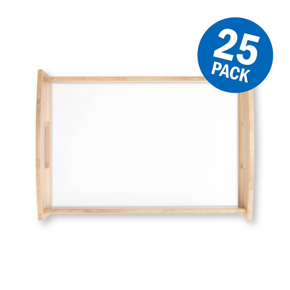 Unisub Small Sublimation Serving Tray with Hardboard Insert (25 pack)