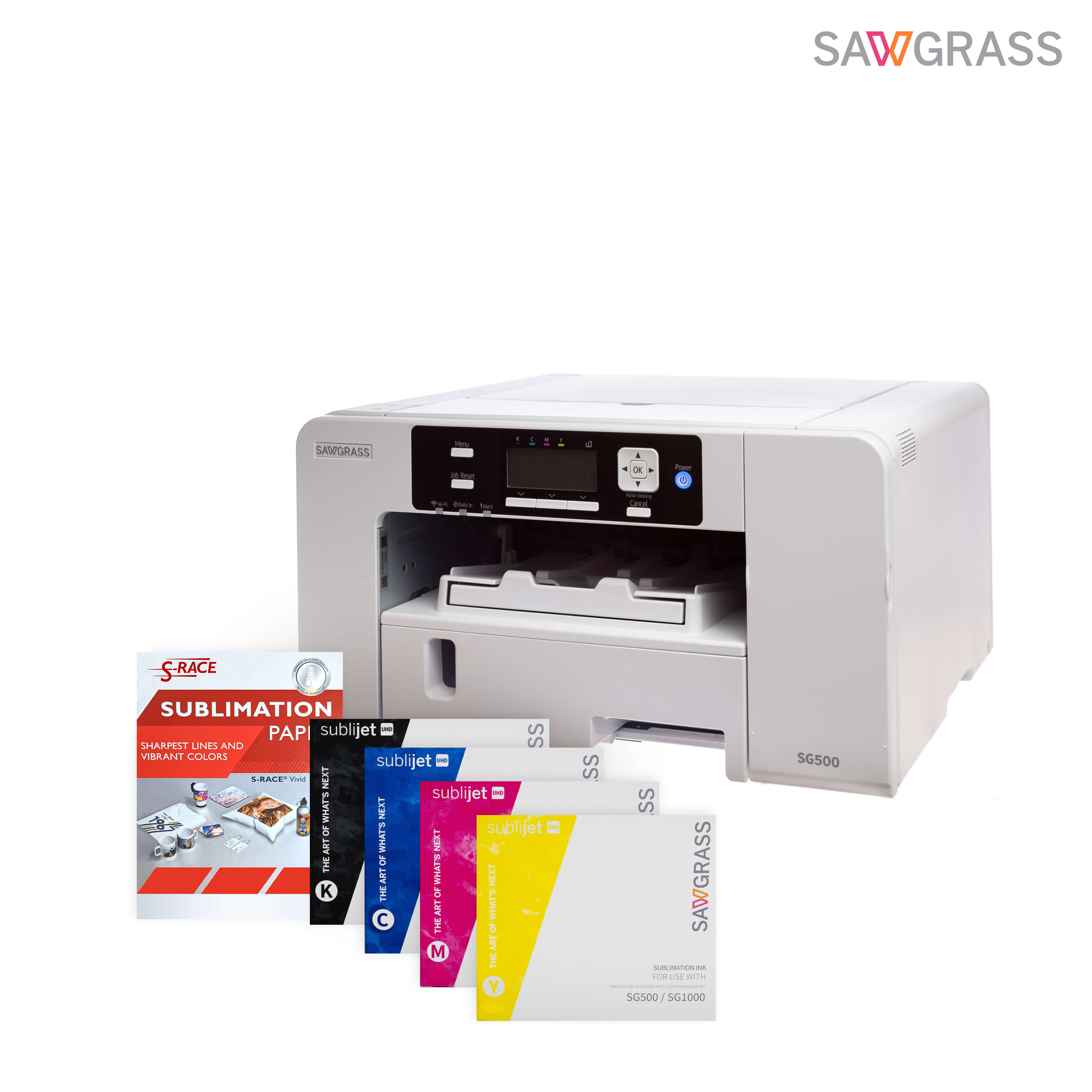 Jeu de démarrage Sawgrass SG500 - Imprimante à Sublimation A4 - 31 ml