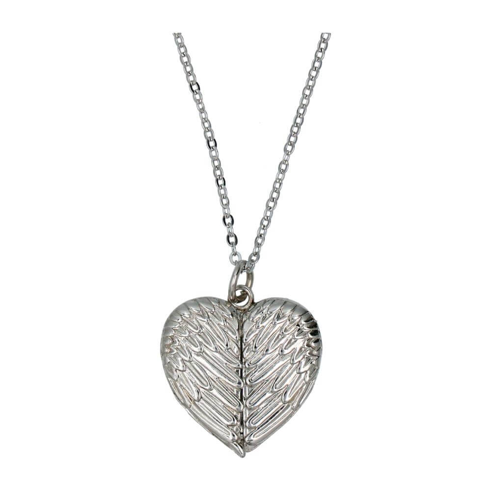 Necklace with Heart Shaped Sublimation Locket - 23,5 cm Closed View