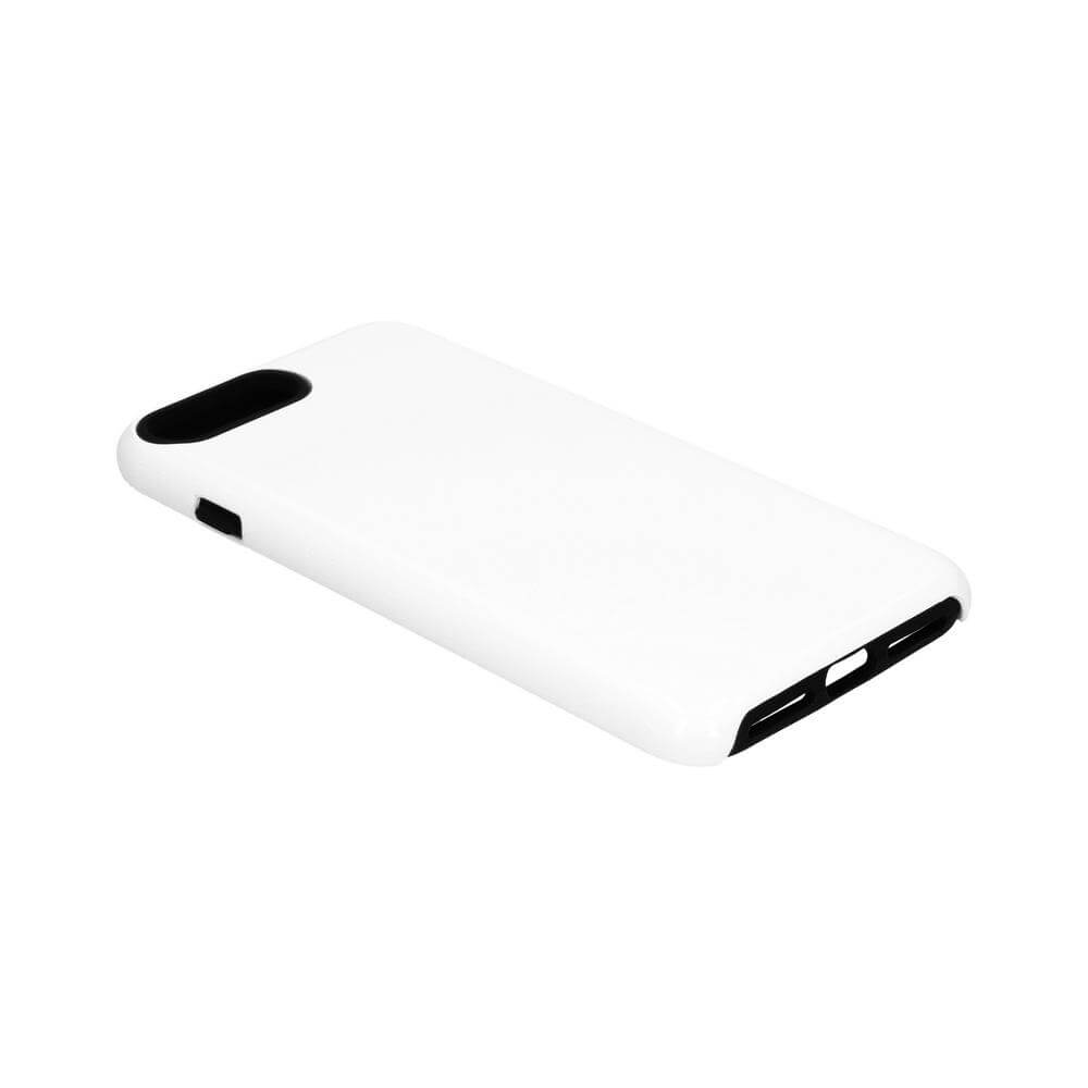 3D Apple iPhone 7 Plus / 8 Plus Sublimation Tough Case - Gloss White