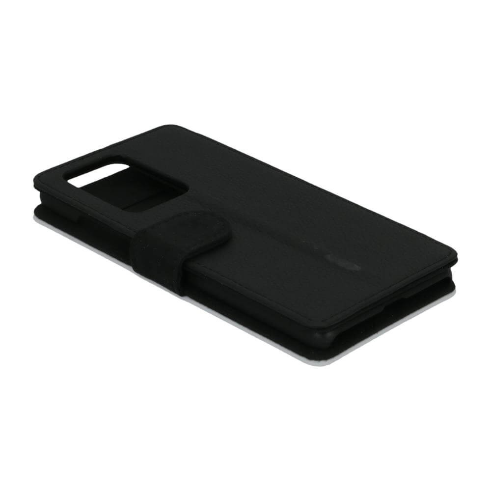 Samsung Galaxy S20 ultra - Sublimation Flip Case, Black Backside View