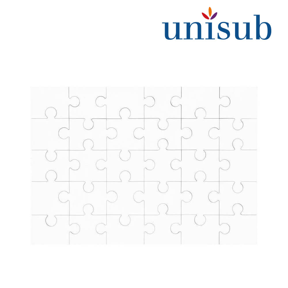 Unisub Sublimation Puzzle 17,5 x 25 cm - Wood 30 pcs