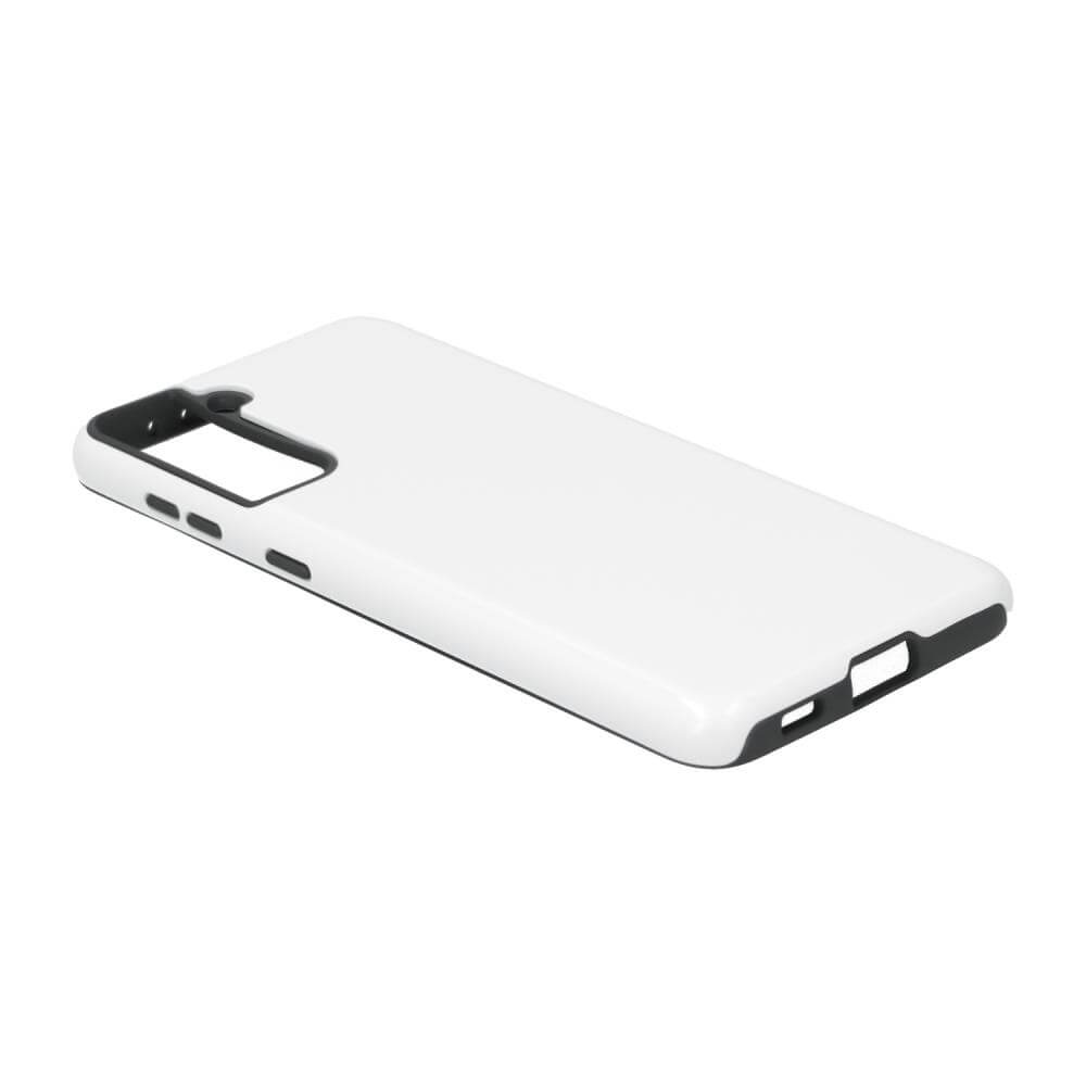 3D Samsung Galaxy S21+ Sublimation Tough Case - Gloss White