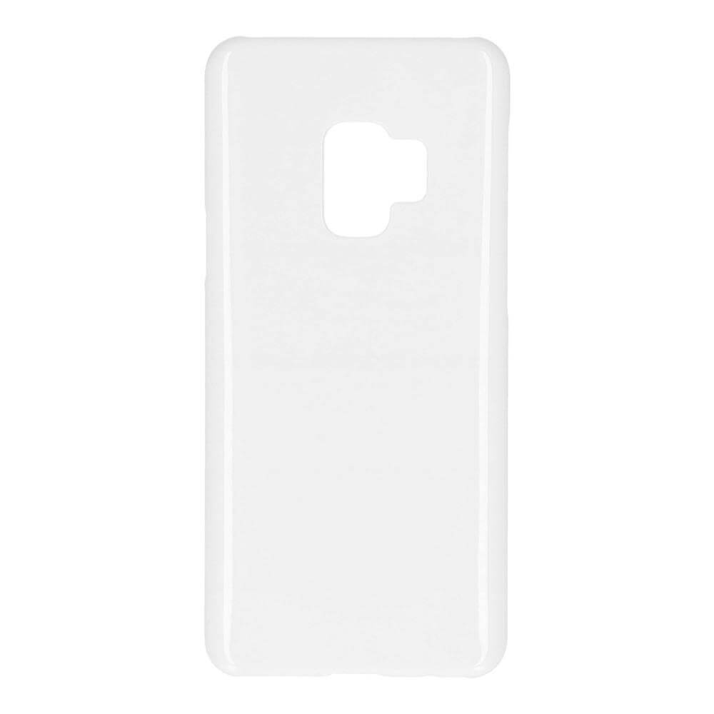 3D Samsung Galaxy S9 Sublimation Phone Case - Gloss White Backside View
