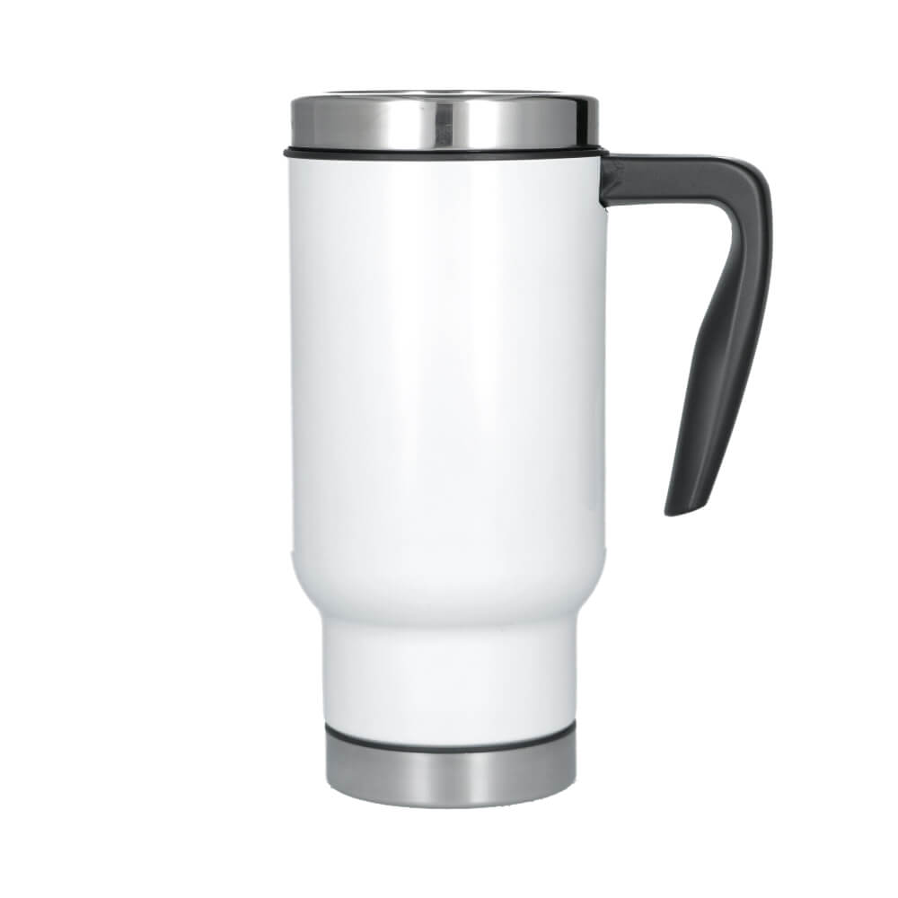 Stainless Steel Sublimation Travel Mug 500 ml / 17oz - White