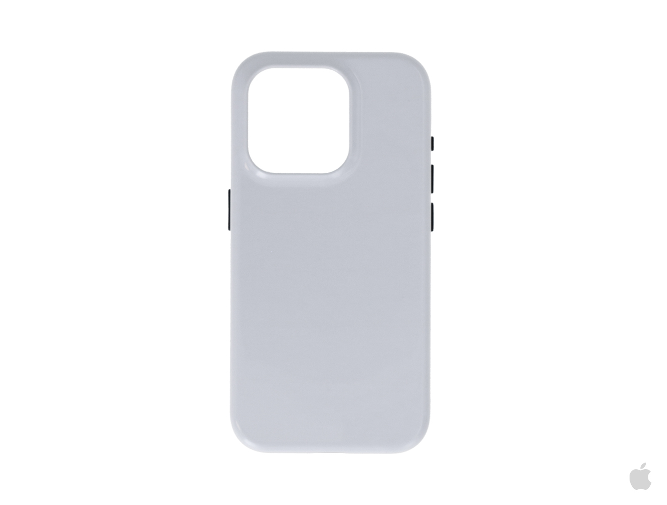 3D Apple iPhone 15 Pro Max Tough Sublimation Phonecase - Shiny White