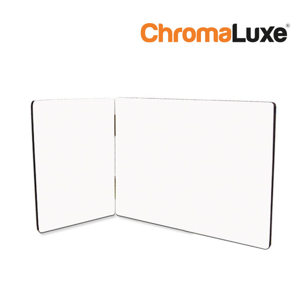 ChromaLuxe Double Sublimation Photo Panel Hinged Pair - 89 x 127 + 127 x 178 x 6,35 mm