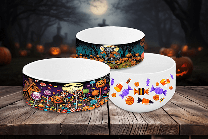 Serve Up Spooky Treats with a Sublimation Candy Bowl