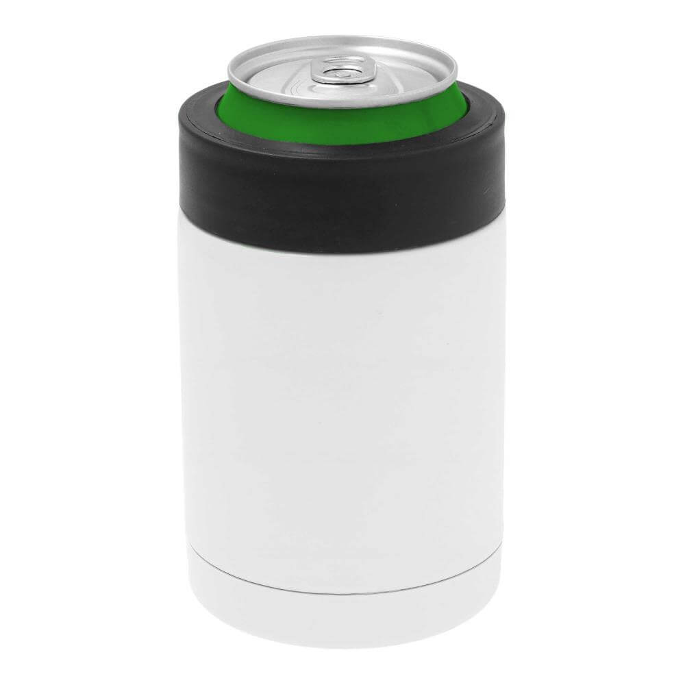 Stainless Steel Sublimation Can Cooler 355 ml / 12 oz - White With Can