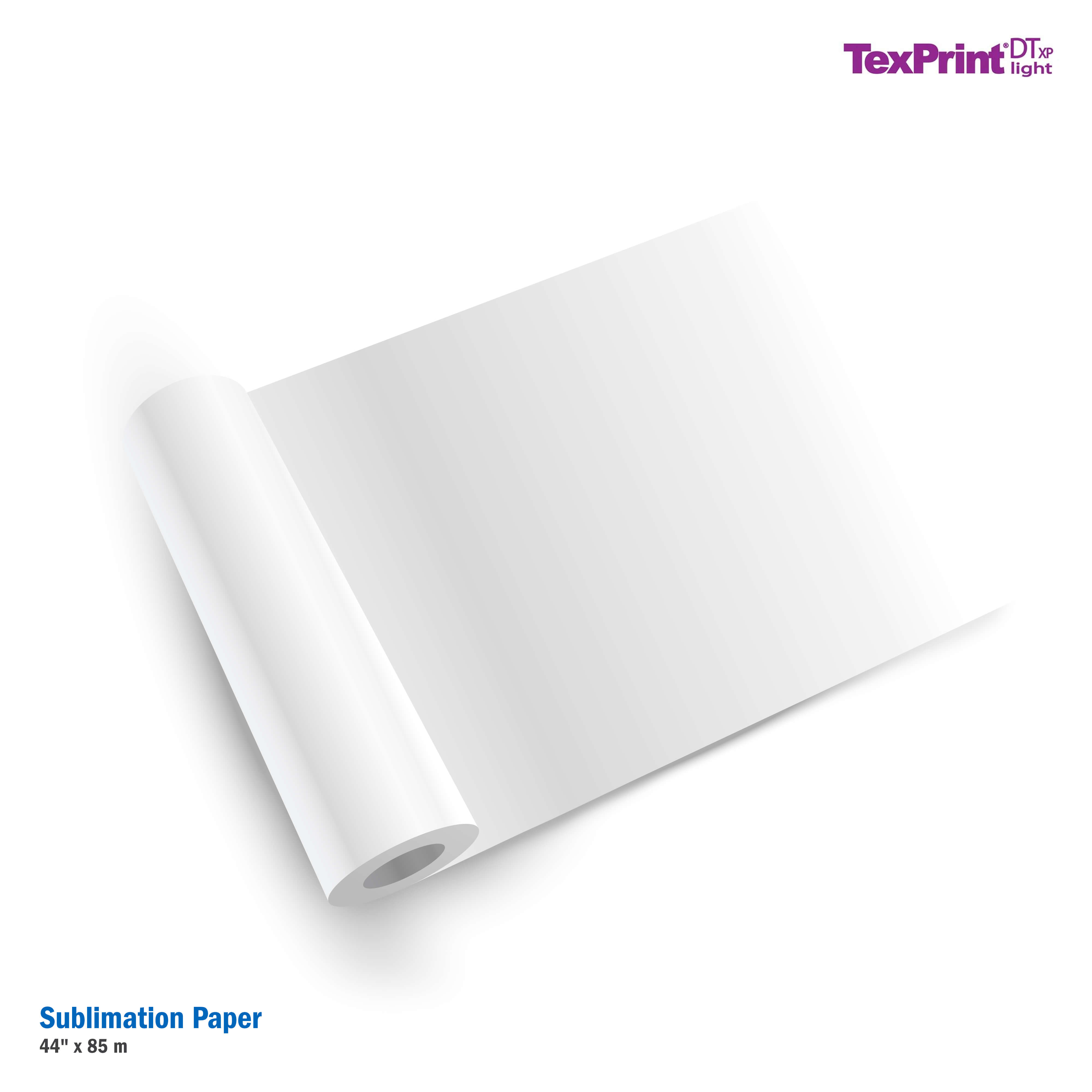 TexPrint®DTxp Light Sublimation Paper - 44" x 85 m