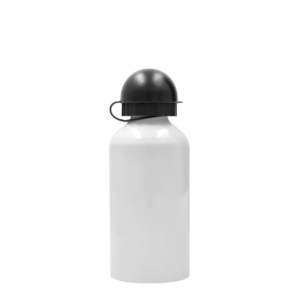 Sublimation Water Bottle Aluminum 500 ml / 17oz White - 2 Tops