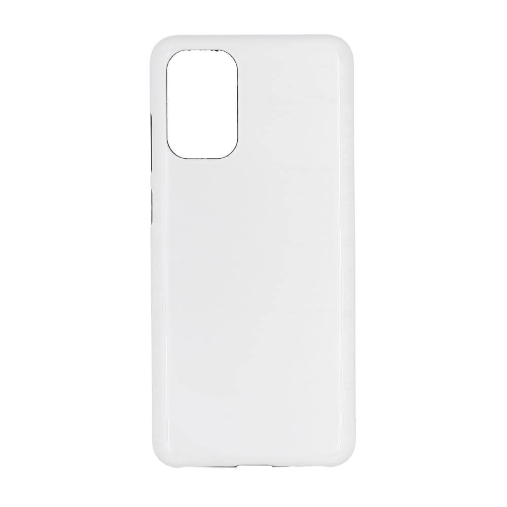 3D Samsung Galaxy S20 Plus Sublimation Tough Case - Gloss White Front Backside View