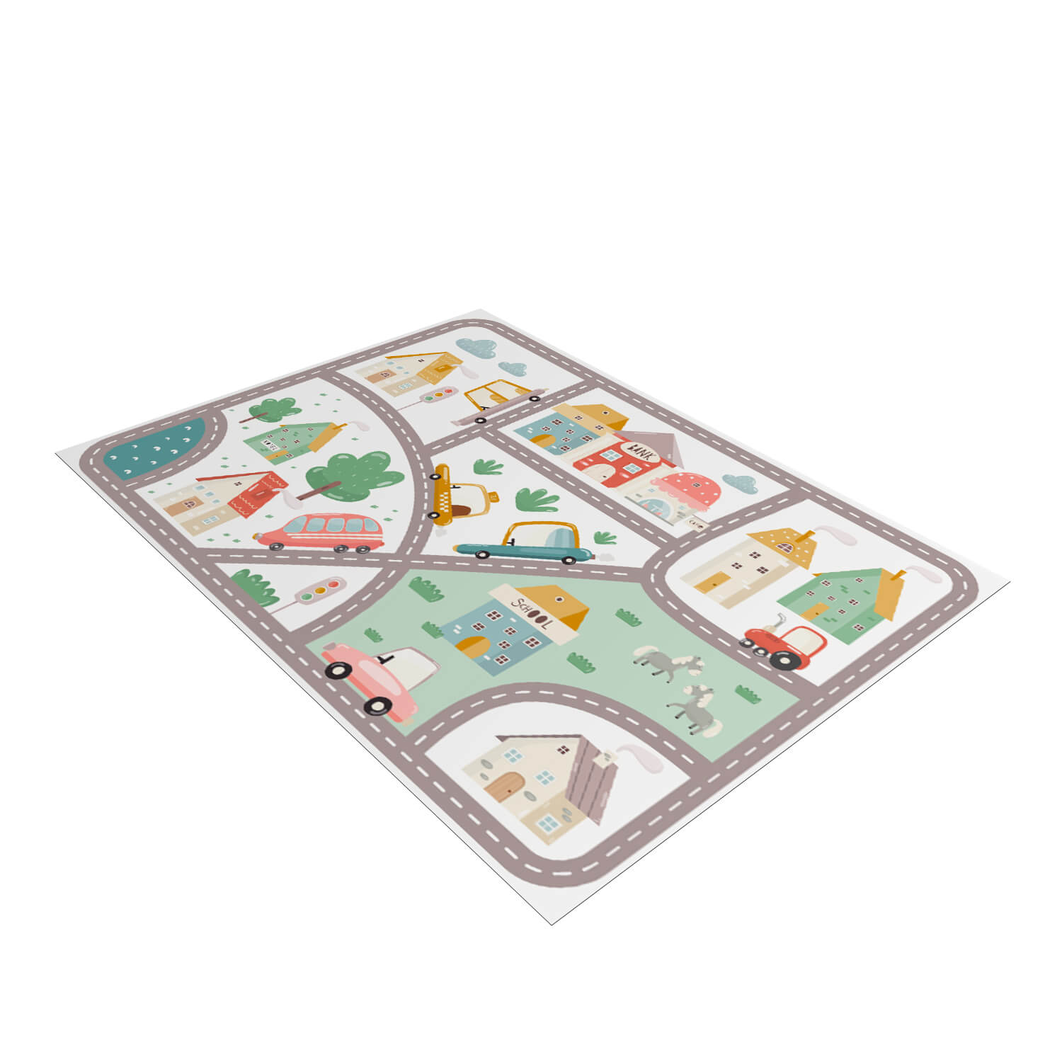 Sublimation Floor Mat Printed Kids