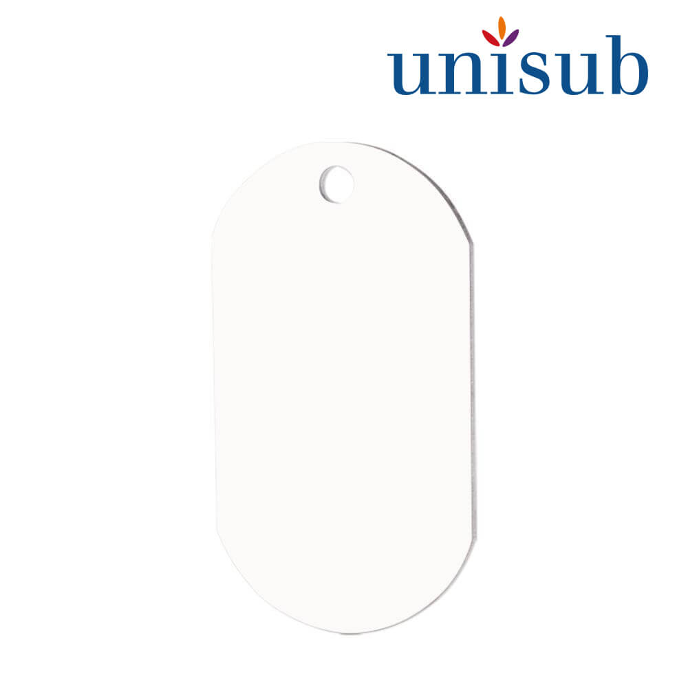 White Sublimation Coated Dog Tag Blanks | Dog Tag Blanks