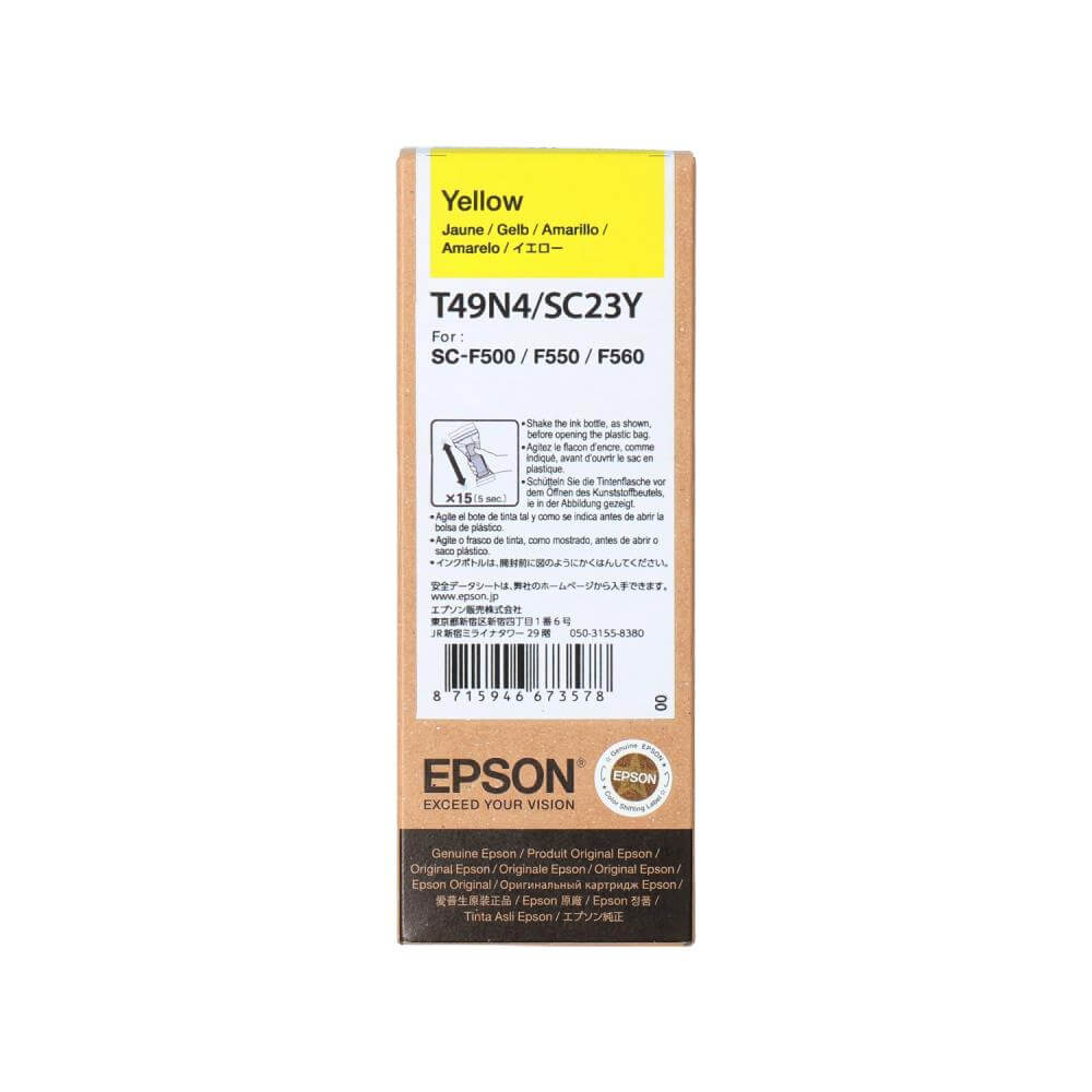 Epson Dye Sublimaton Ink - SureColor SC-F500 and SC-F100 - Yellow