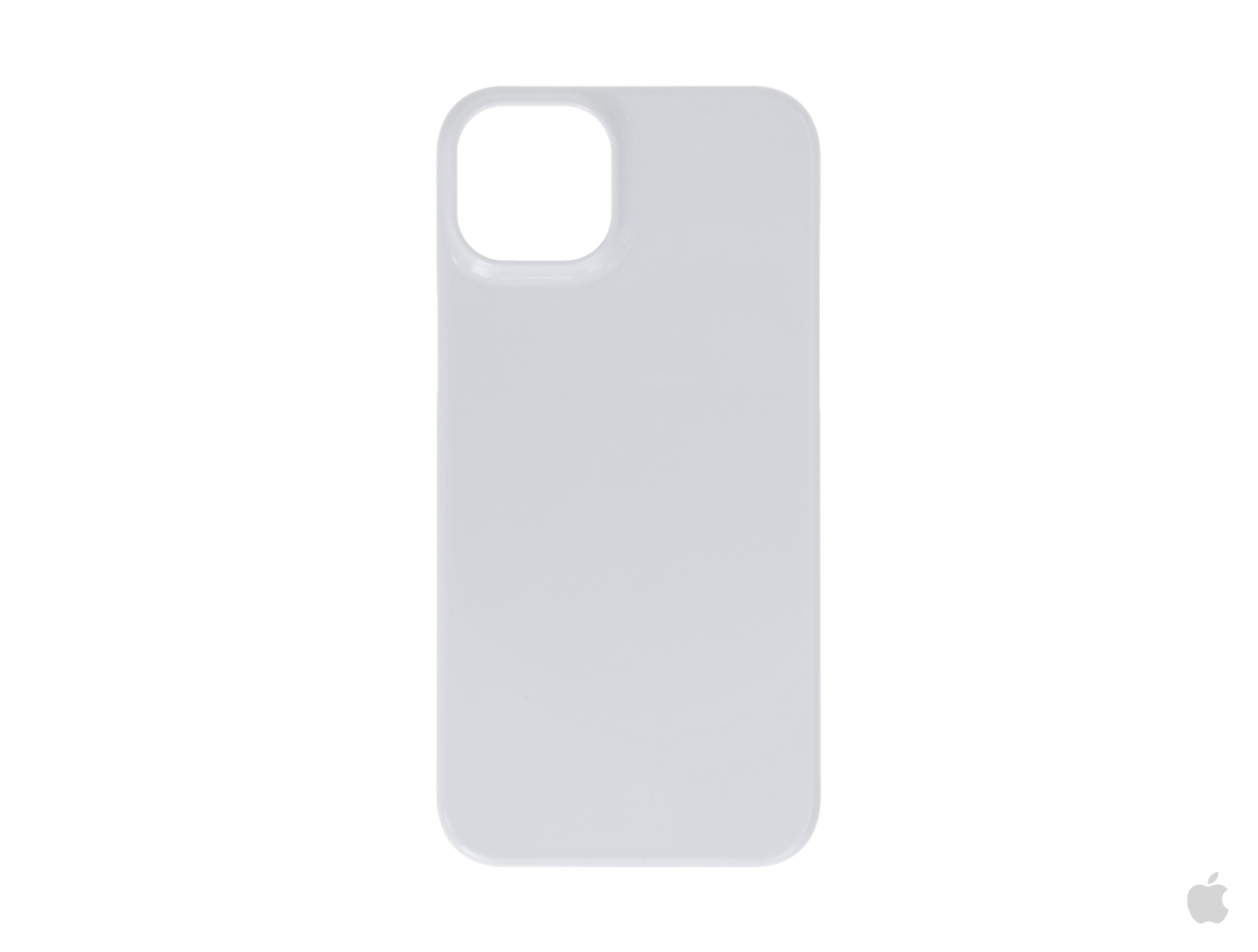 3D Apple iPhone 15 Plus Sublimation Phonecase - Shiny White