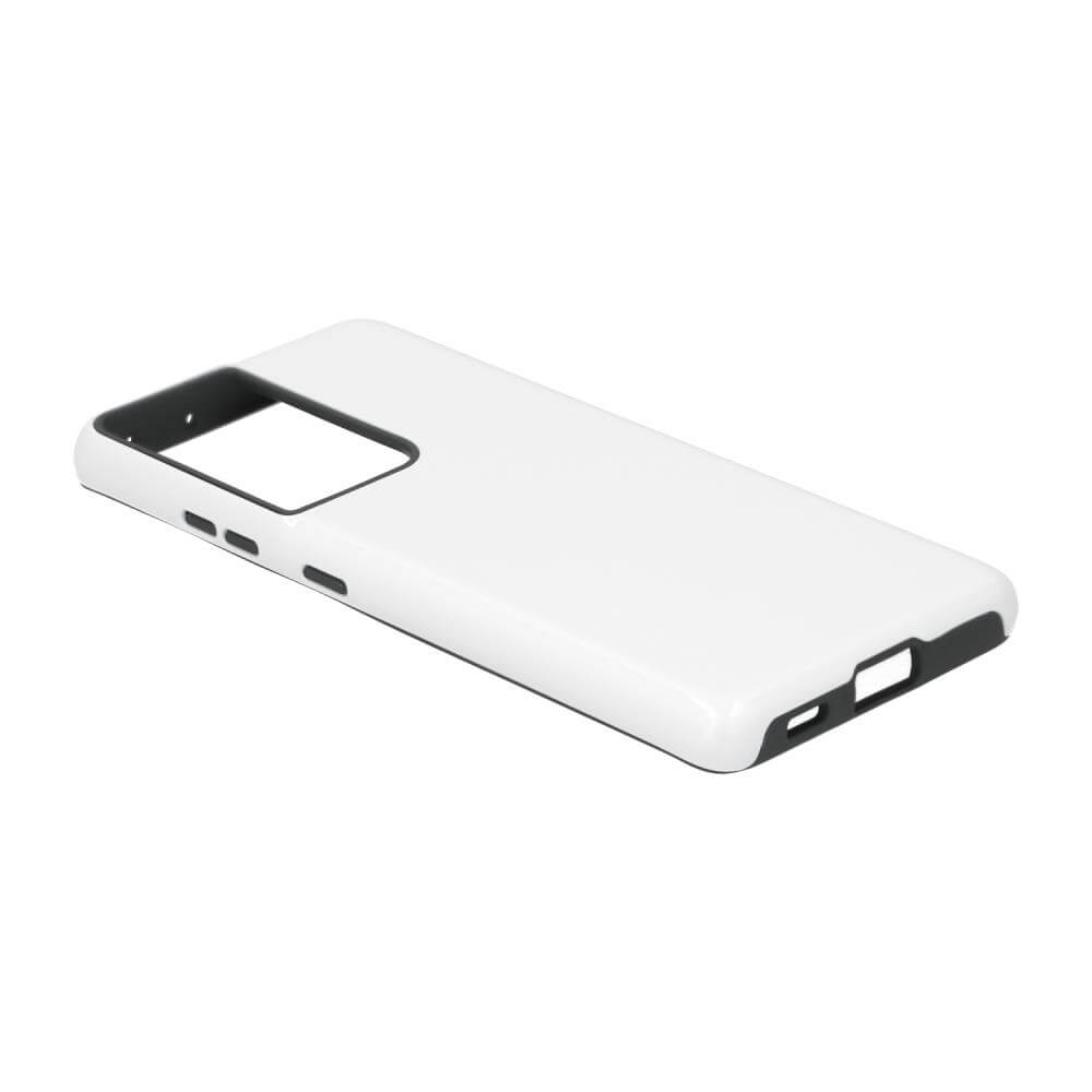 3D Samsung Galaxy S21 Ultra Sublimation Tough Case - Gloss White
