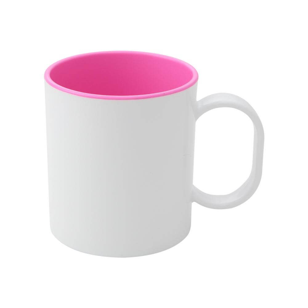 Sublimation Mug 11oz Pink - Plastic