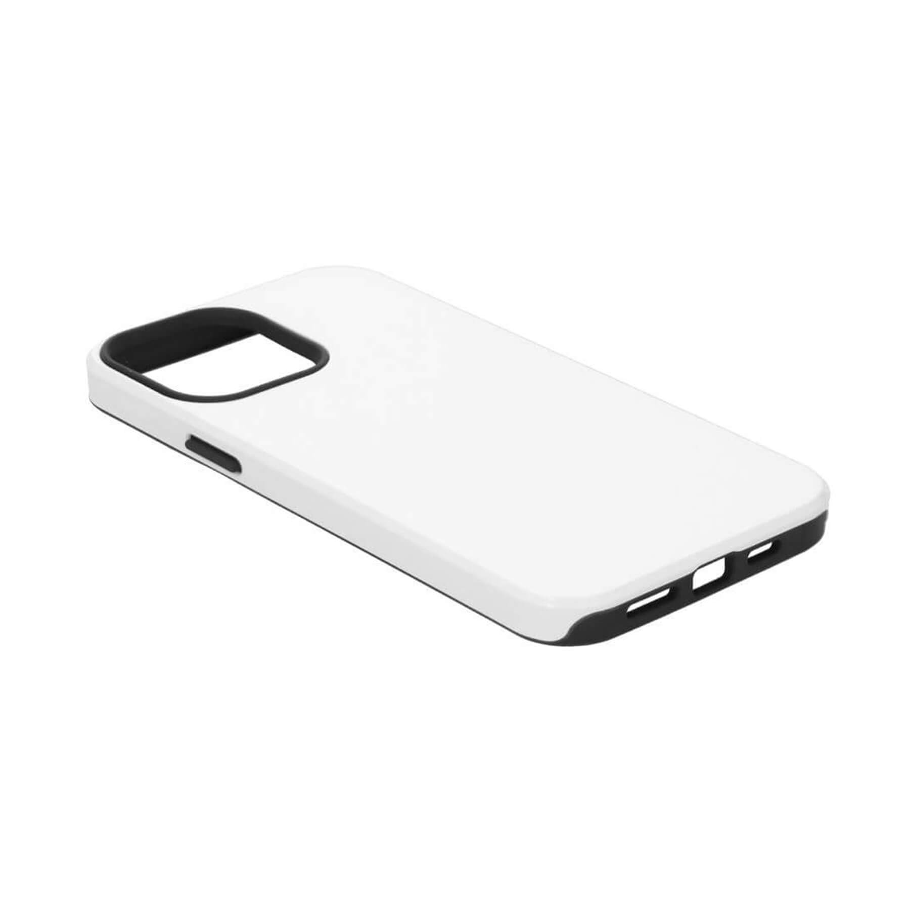 3D Apple iPhone 14 Sublimation Tough Case - Gloss White
