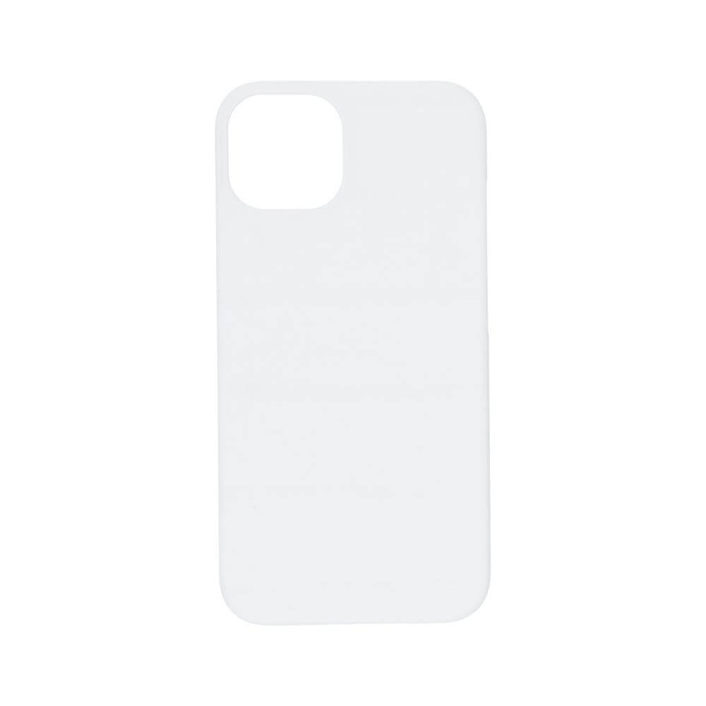 3D Apple iPhone 13 Sublimation Case - Matte White Backside View
