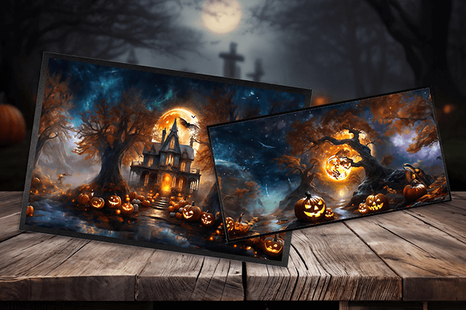 Welcome Guests with a Custom Halloween Doormat
