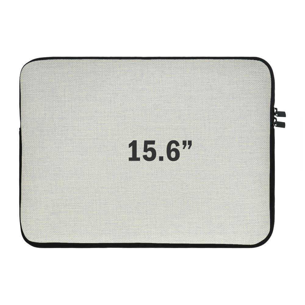 Polylinen Sublimation Laptop Sleeve with Lining - 15.6"