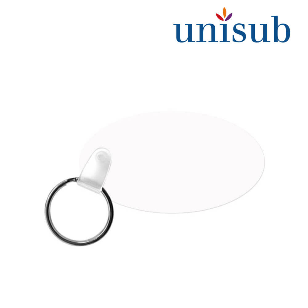 Unisub Sublimation Keychain - Oval 2 Sided