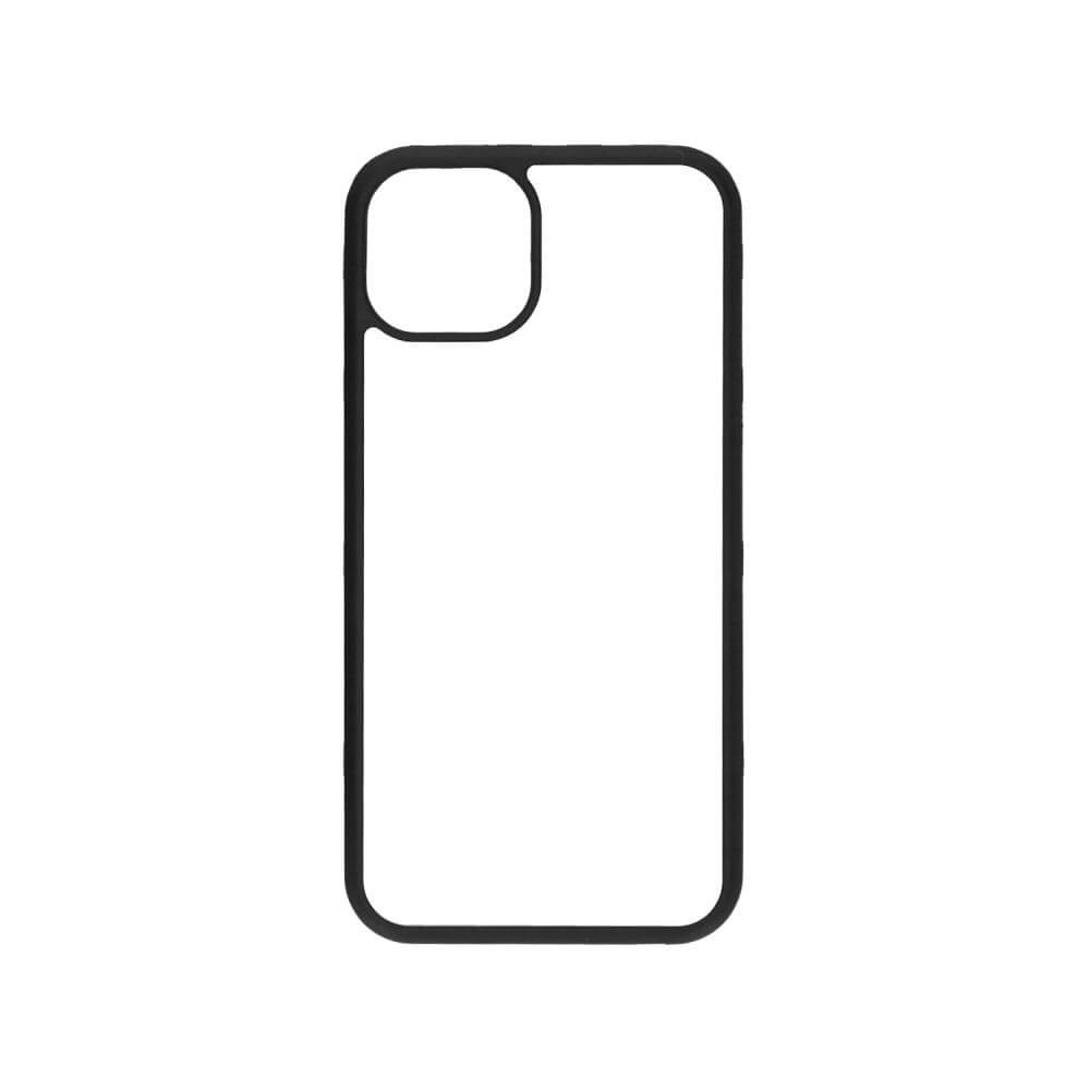 Apple iPhone 13 Sublimation Phone Case - Rubber Black Back Cover