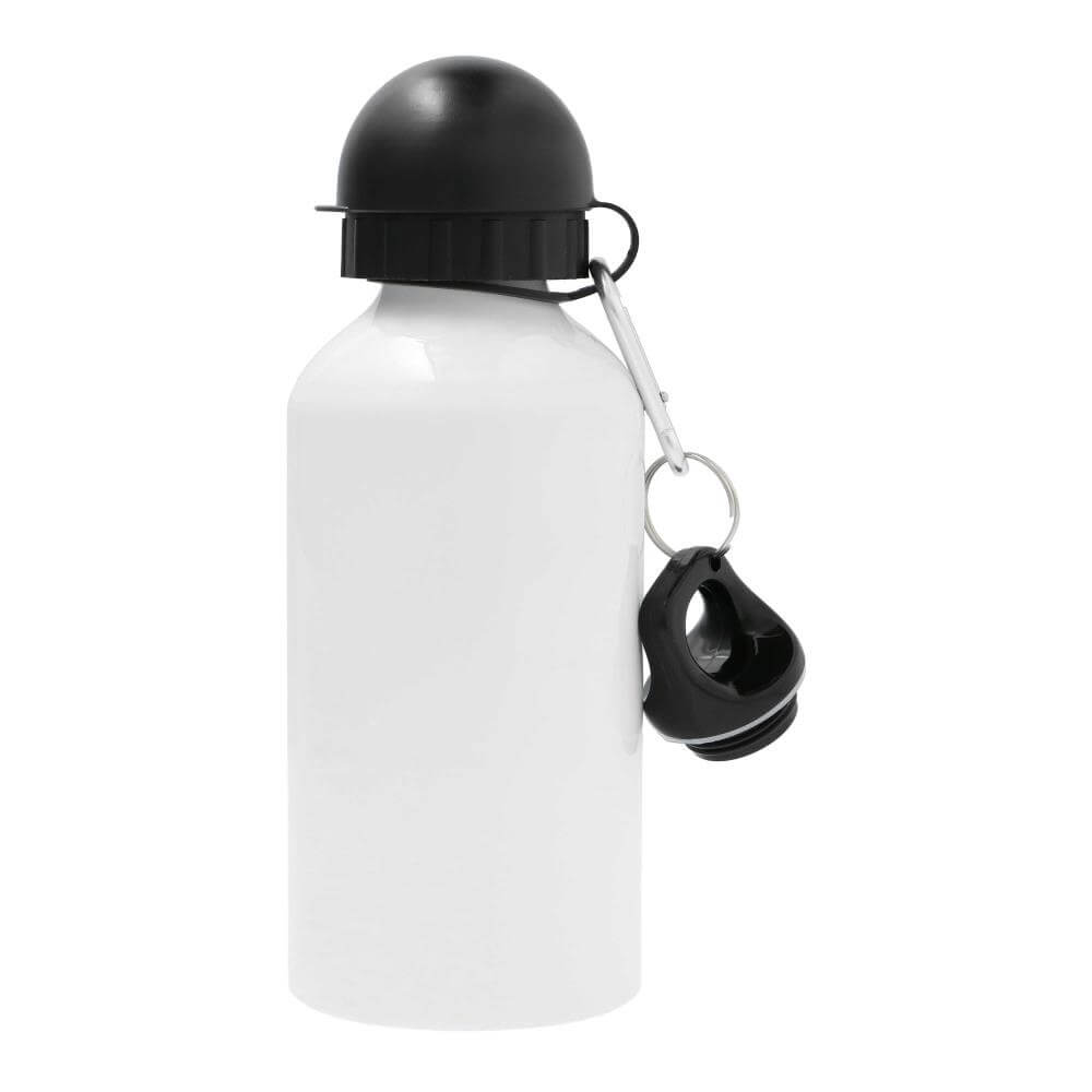 Aluminium Sublimation Water Bottle 500 ml / 17oz - White With Closure